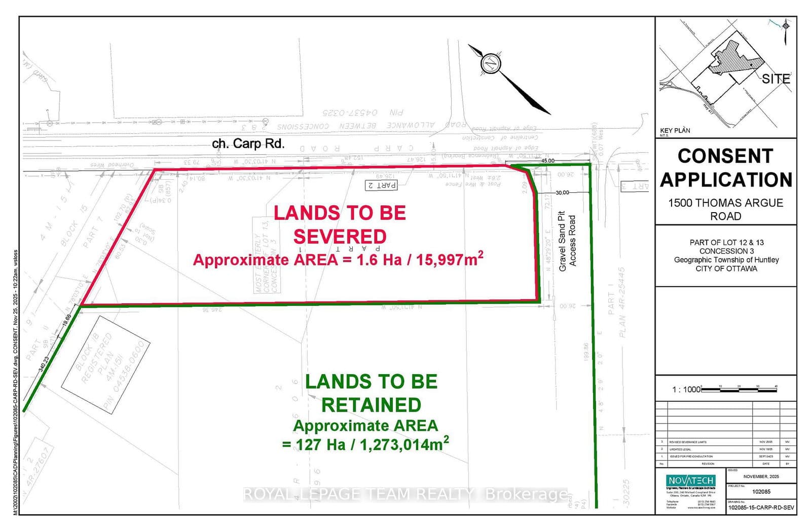 Pt Lot 12 & 13 - 1500 Thomas Argue Road, Carp, ON — photo 2