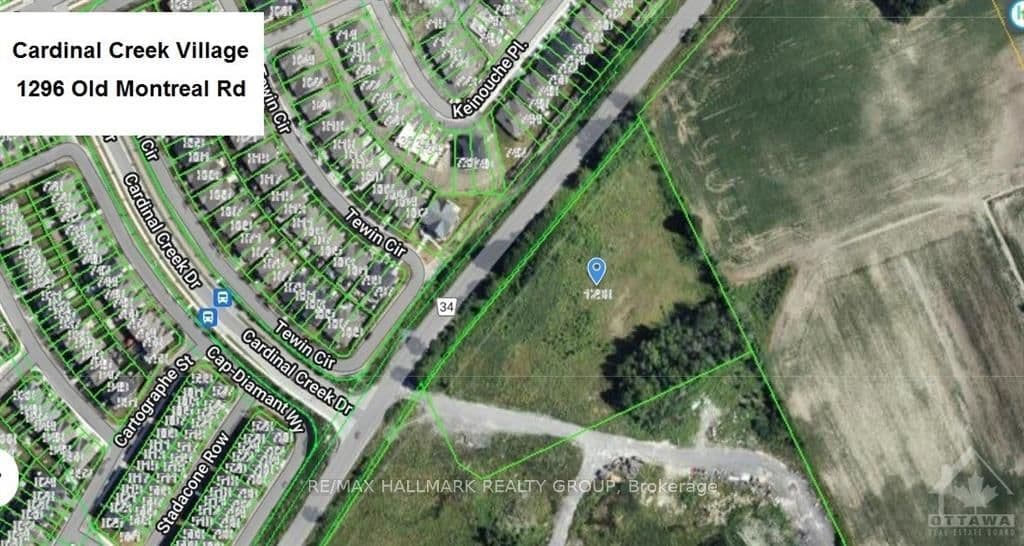 1296 OLD MONTREAL Road, Ottawa, ON