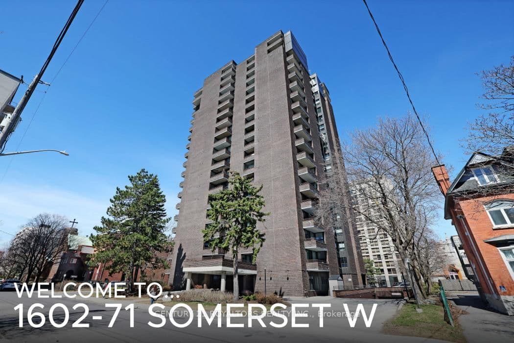 1602 - 71 Somerset Street, Ottawa, ON